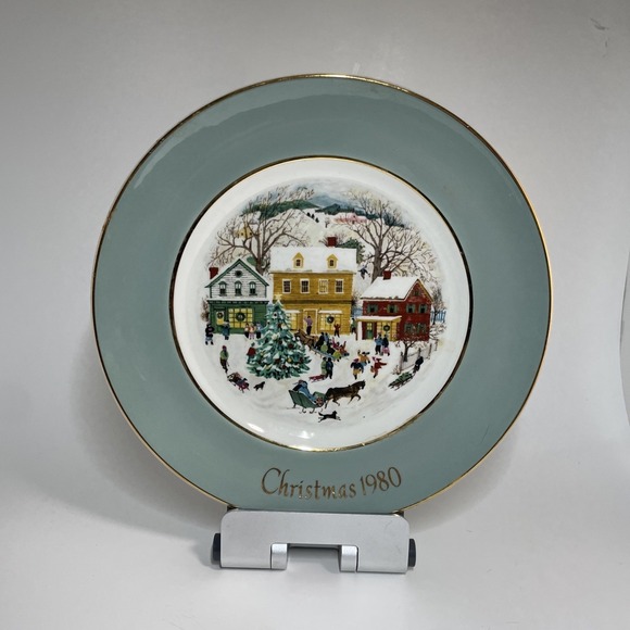Avon Other - Christmas Plate Series Eighth Edition Country Christmas1980‎ ecoratP